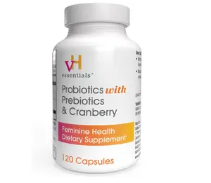 Probiotics for Women with Prebiotics, Cranberry & Vitamin C - 120 Capsules (60 Day Supply) -Probiotics Support Gut Balance, Health & Urinary Tract Health for Women