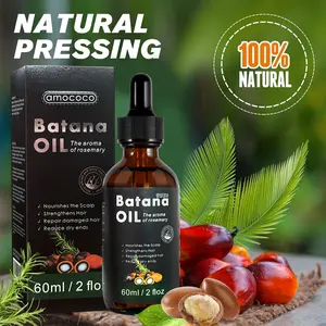 Batana Hair Nourishing Oil 60ml - Deeply moisturizes hair strands, locks in moisture for lasting hydration, enhances natural shine, smooths away dryness and frizz, leaving hair soft, smooth, and easy to manage.
