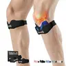 GOUNOD Unisex Adjustable Upgraded Wraparound Patellar Belt - Double-Knot Knee Sleeve with Double Silicone Pads, 75° Textured Interior for Pressure Cushioning, Enhanced Support, Hand Wash, Climbing Stairs, Hiking (2026 Gift)