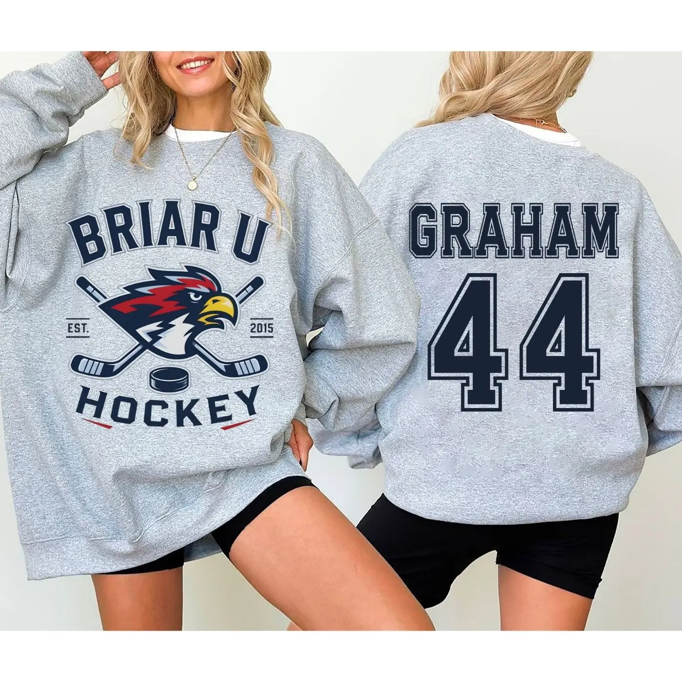 Custom Briar U Shirt, Hawks Hockey Team Sweatshirt, Hockey Romance Shirt, Booktok Sweatshirt