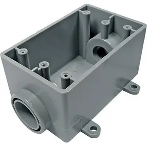 212 MAIN Thomas & Betts 5133463U 1 in. 1 Gang Outdoor PVC Weatherproof Rectangle Outlet Box