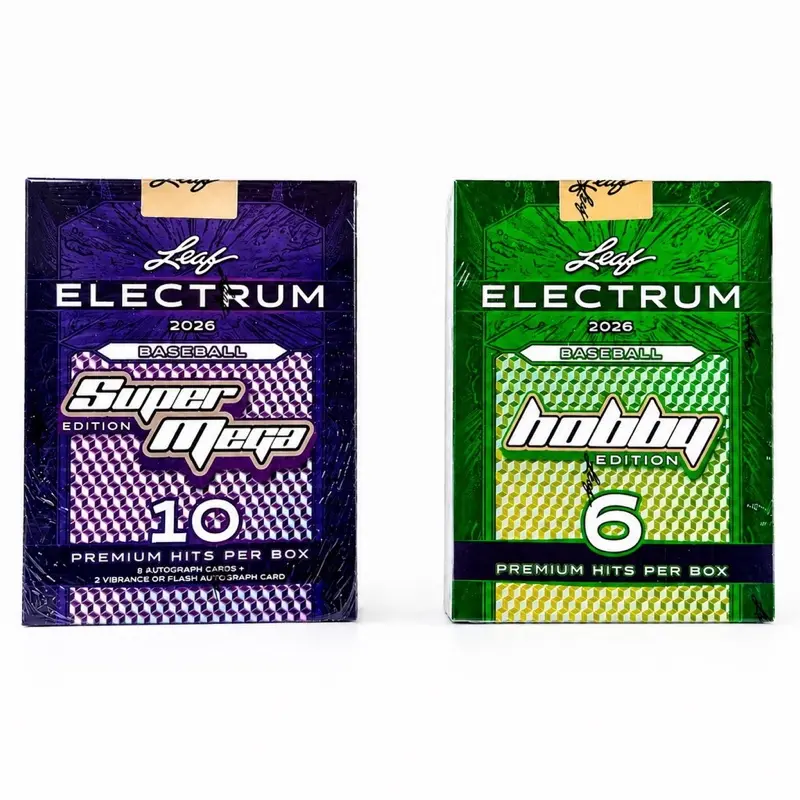 2026 Leaf Electrum Baseball Hobby and Super Mega Boxes