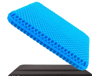 Gel Seat Cushion for Long Sitting (Thick & Extra Large), Gel Cushion for Wheelchair Soft, Chair Cushion, Car Seat Cushion Breathable, for Office Chair for Hip Pain