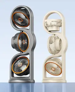 Multifunctional High-Wind-Force Three-Speed Fan With Night Light Dormitory And Outdoor Desktop Fan