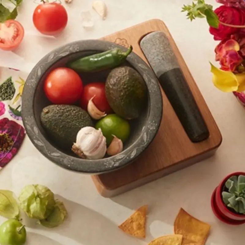 Molcajete con base