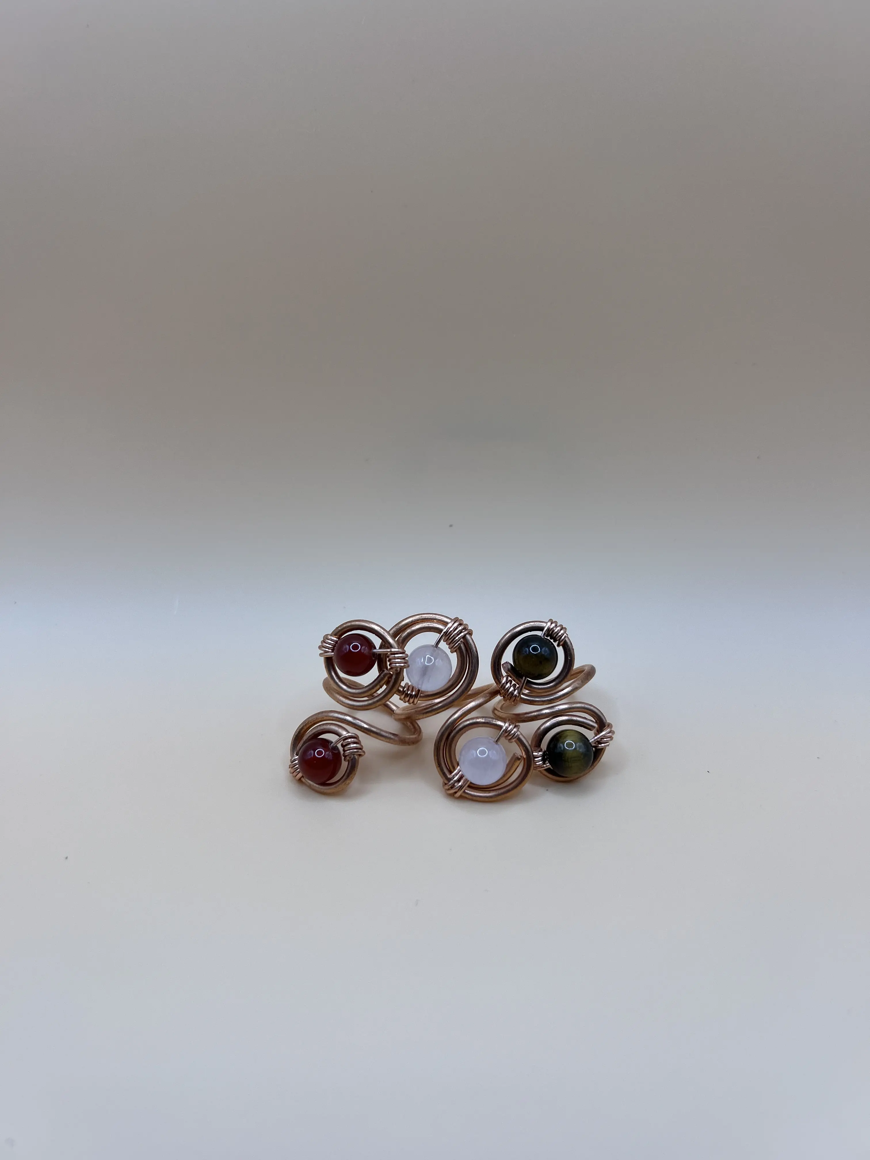 Copper Crystal Ring