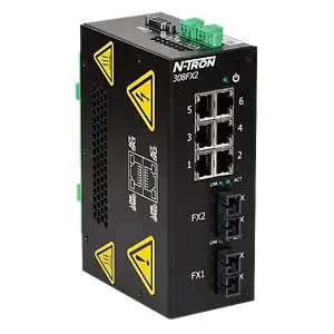 N-Tron 308FXE2-SC-15 Unmanaged Industrial Ethernet Switch