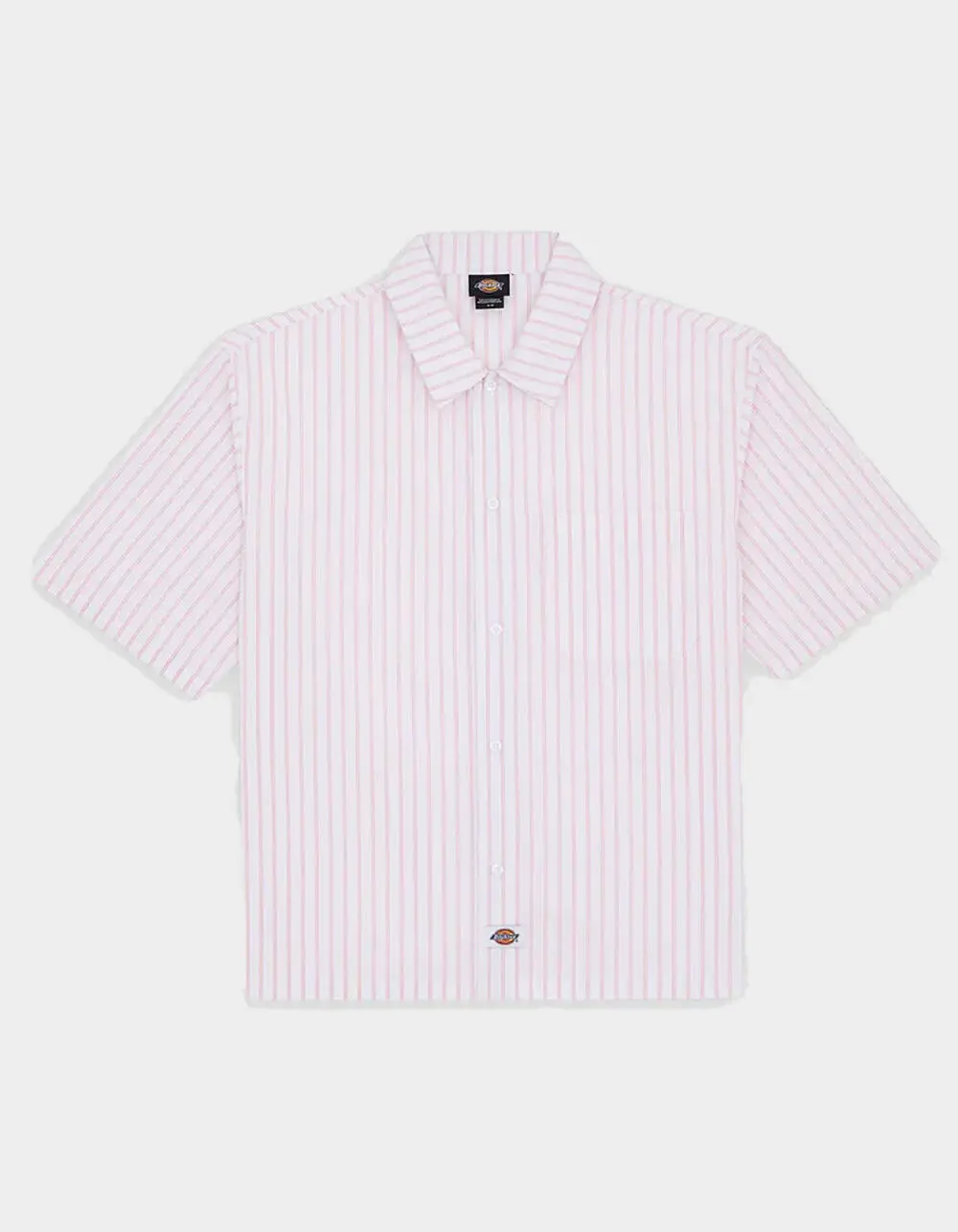 DICKIES Venedocia Striped Mens Button Up Shirt DICKIES Venedocia Striped Mens Button Up Shirt