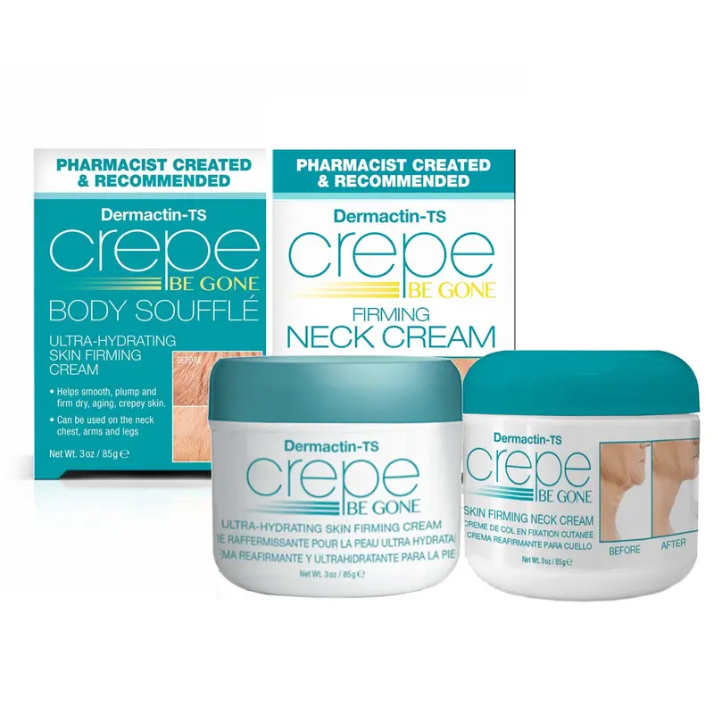 Crepe Be Gone Classic Body Souffle 3 oz. AND Firming Neck Cream 3 oz.(2-PC SET)