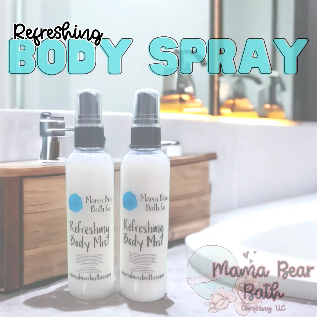 Mama Bear Bath Co. 8oz Refreshing Hydrating Mist Spray - Long-Lasting Fragrance, Organic Aloe & Calendula Extracts, Chamomile Body Mist for Invigorated Senses, Single Item
