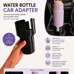Oversized Bottle Cup Holder Expander for your car