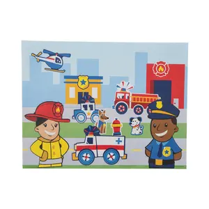 11" x 8 1/2" Rescue Hero Paper Sticker Scenes - 12 Pc.