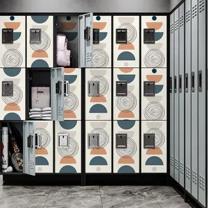 Abstract Pattern Magnetic Wallpaper, 1 Count Removable Waterproof Magnetic Wall Sticker, Home Decor for School Office Wall Bathroom