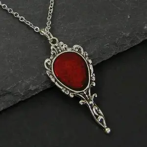 Gothic Goddess Glamour Magick Mirror Pendant | Victorian Vampire Vibes
