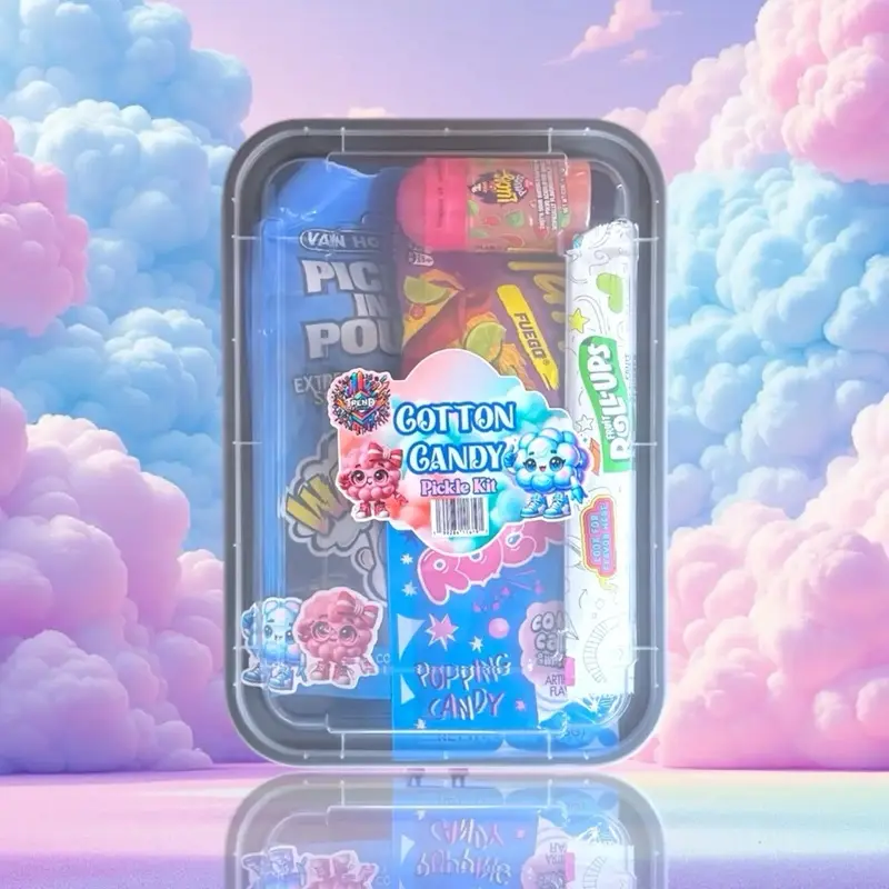 COTTON CANDY PICKLE KIT – The Sweetest Weird Snack on TikTok! COTTON CANDY PICKLE KIT – The Sweetest Weird Snack on TikTok!