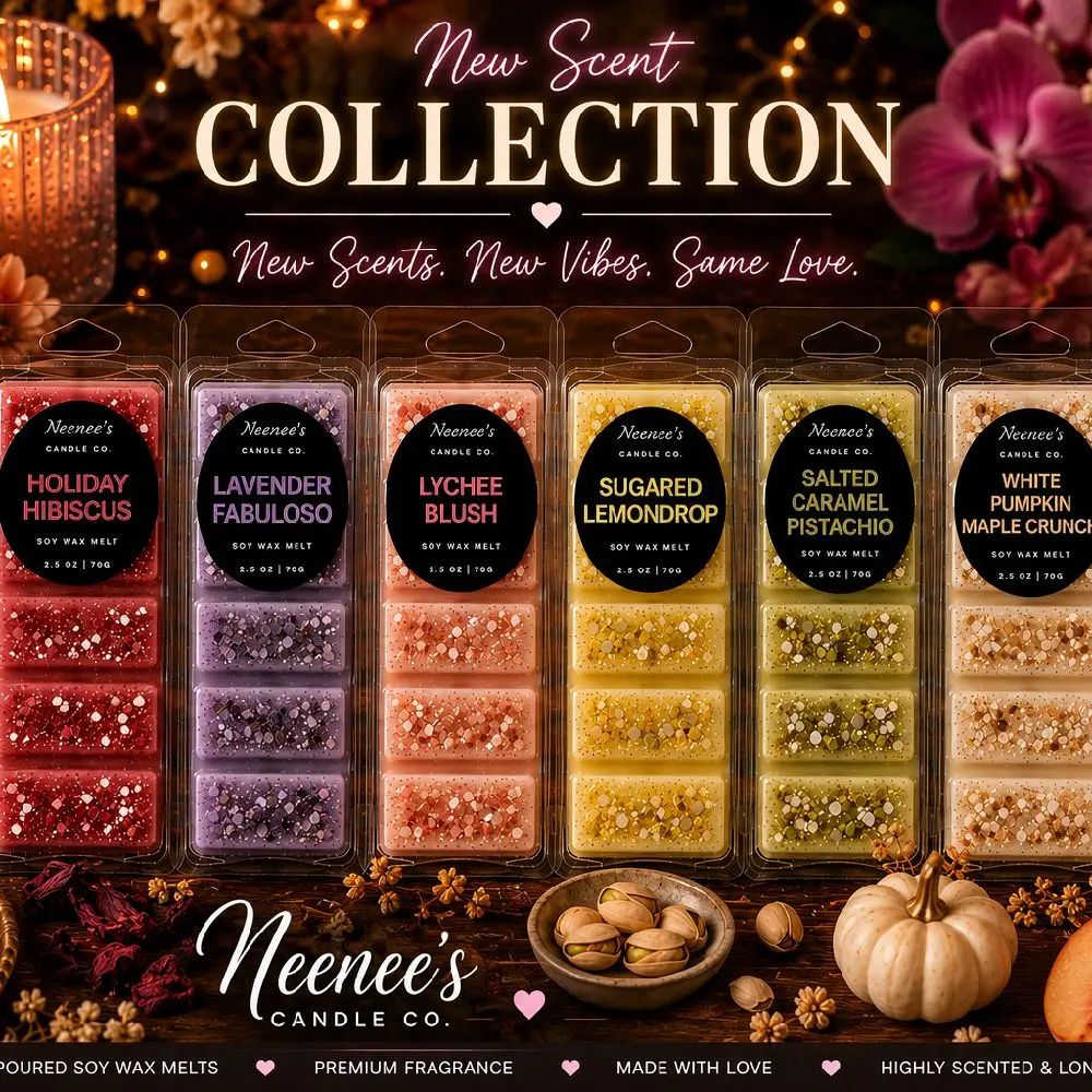 Soy WaxMelt Snapbars Triple Scented Long-lasting Aroma Fall Winter Summer Luxury Scented