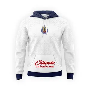 Sudadera Chivas Visitante 23 Kits 3D Hoodie  3D All Over Unisex Hoodie, Club Deportivo Guadalajara Hoodies Shirt for Men Women, Adult Menswear