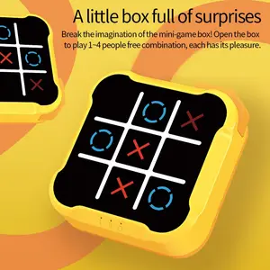 Christmas gifts 3 in 1 Electronic Tic Tac Toe Game, Handheld Digital Tic Tac Toe Bolt Game with Silent Mode, Portable Educational Toy Gift for Kids & Adults