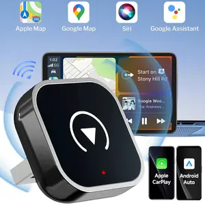 2026 Wireless CarPlay Adapter,Connects in Seconds!Pocket-Sized & Portable 2-in-1 CarPlay & Android Auto for Any Car Screen