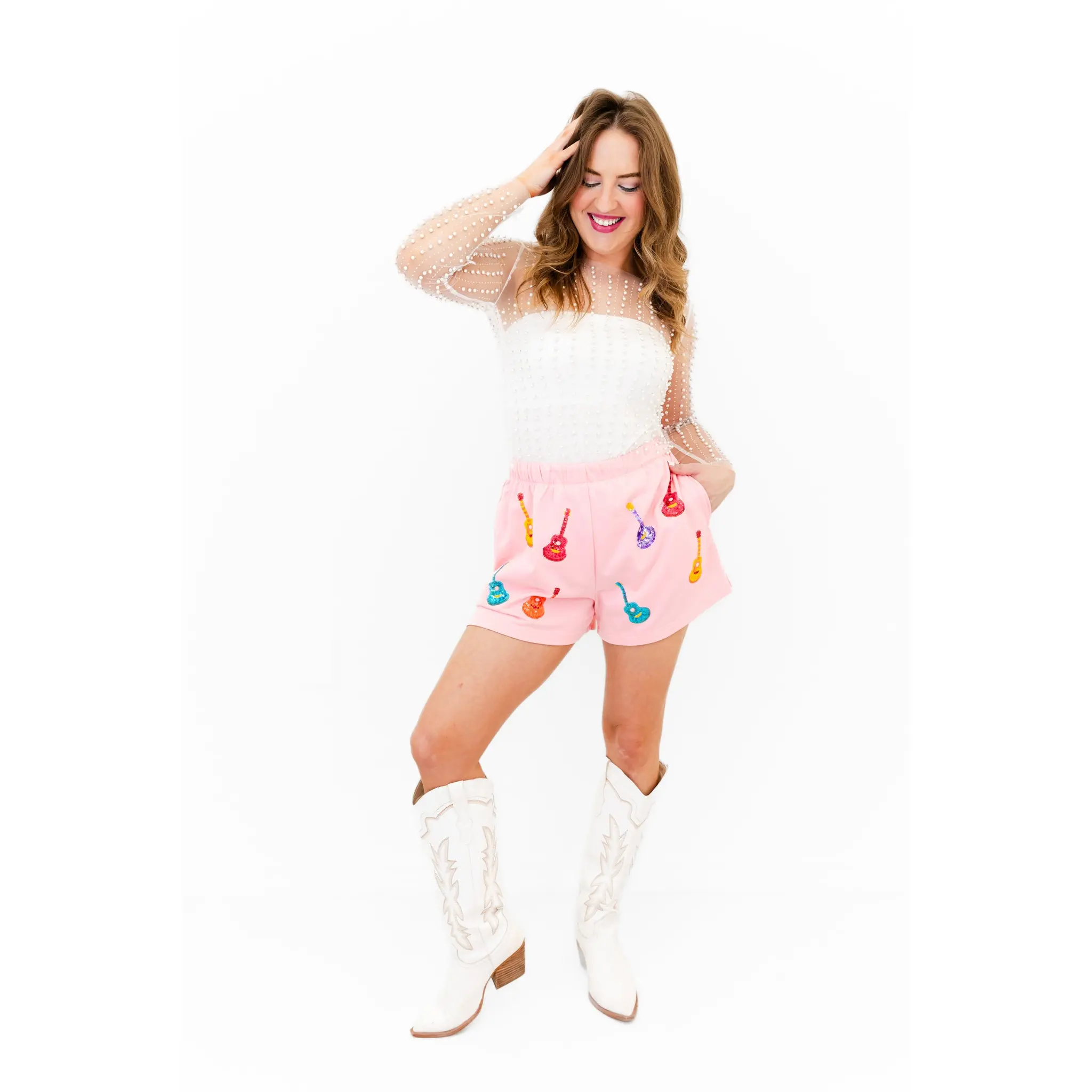 Boot Scootin’ Sparkle Shorts