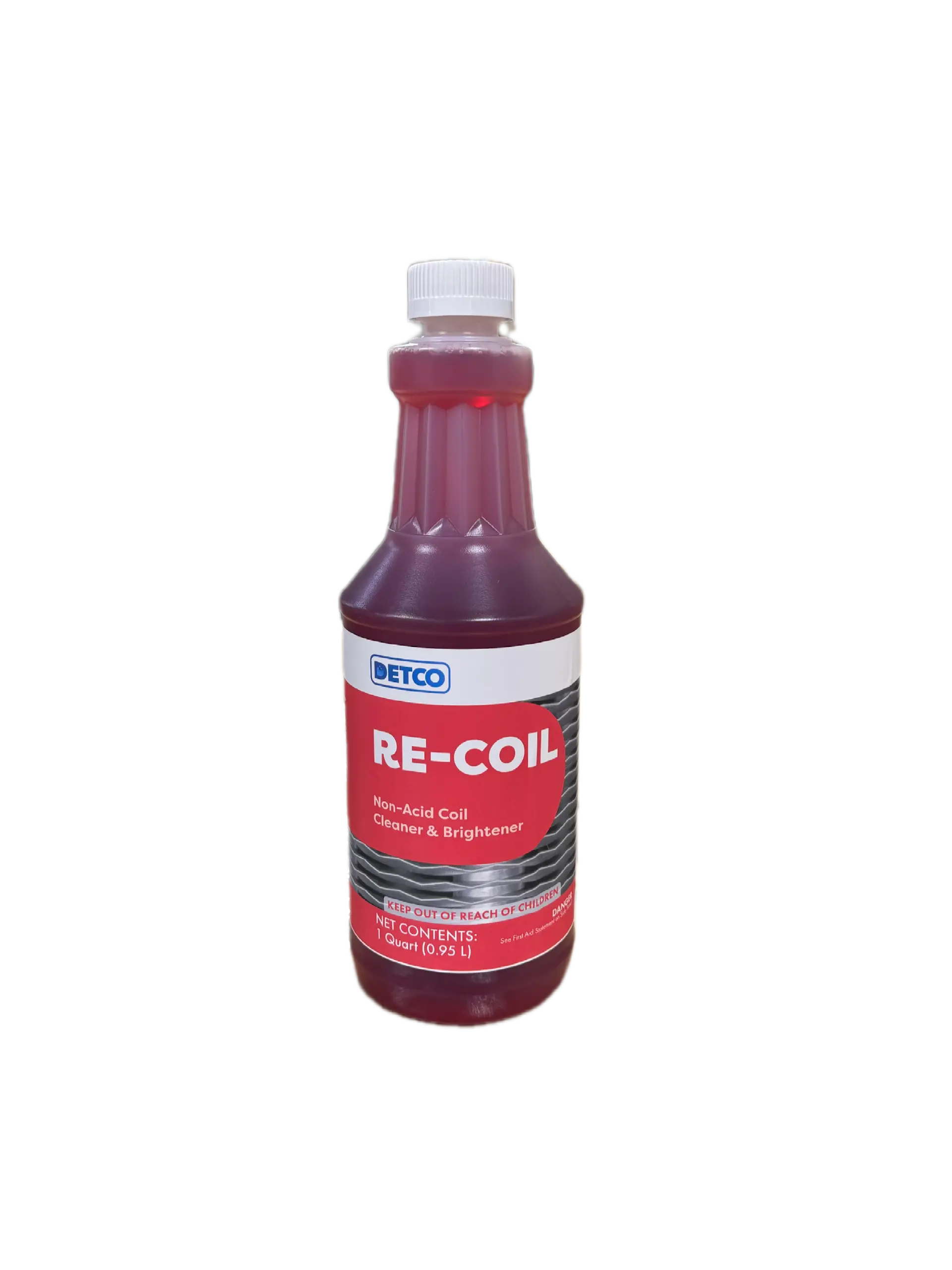 DETCO RE-Coil Concentrated Alkaline Base Coil Cleaner, Dilutable Formula with Foam Power for Grime Removal & Cleaning Aluminum Trailers