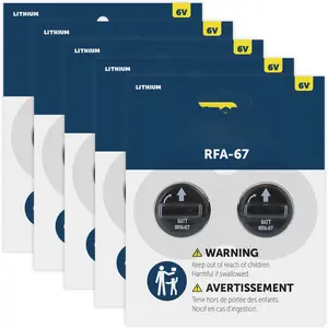 6V Lithium Cell Replacement Batteries, 10-Pack Bundle - Wireless, Long-Lasting, Waterproof Power Source for Pet Fences & Collars