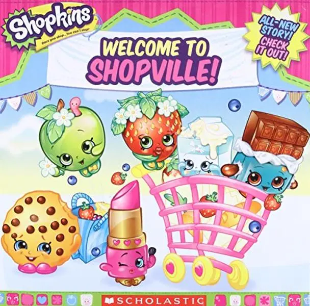 USED Book - Shopkins: Welcome to Shopville by Simon, Jenne (Paperback) - english
