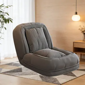 Cozy up in ultimate luxury! This cloud-like lazy sofa wraps you in plush comfort, perfect for unwinding after long day. Neutral grey fits any modern home decor. Sturdy build, sink-in softness. Your new favorite spot for binge-watching, reading or napping!