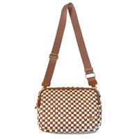 Brown/White Woven Bestie