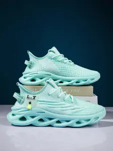 Men's 2024 New Mint Mambo Color Casual Lace Up Low Top Sneakers As Gift, Lightweight Breathable Comfortable Sports Running Shoes for Daily Wear