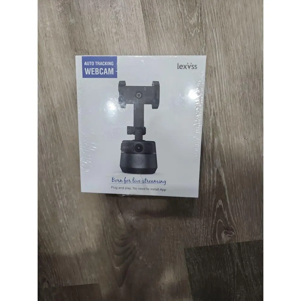 Lexvss Auto Tracking Webcam for Live Streaming - Plug and Play, No Need to Install App, Ideal for Content Creators