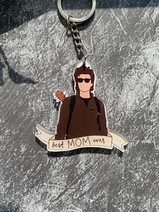 Vintage 80s Monster Sci-Fi Artwork | Upside Town Horror Vibes Acrylic Keychain Movie Character