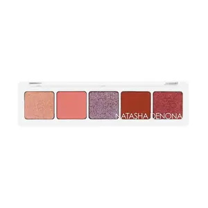Coral Eyeshadow Palette - Metallic, Smooth Finish, Assorted Shades in Metallic Finish for Makeup Use Glitter Glam