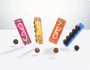 CirC Energy Bite Sample Pack 2x All Flavors Healthy Protein Snack with Chocolate Peanut & Mint Chip