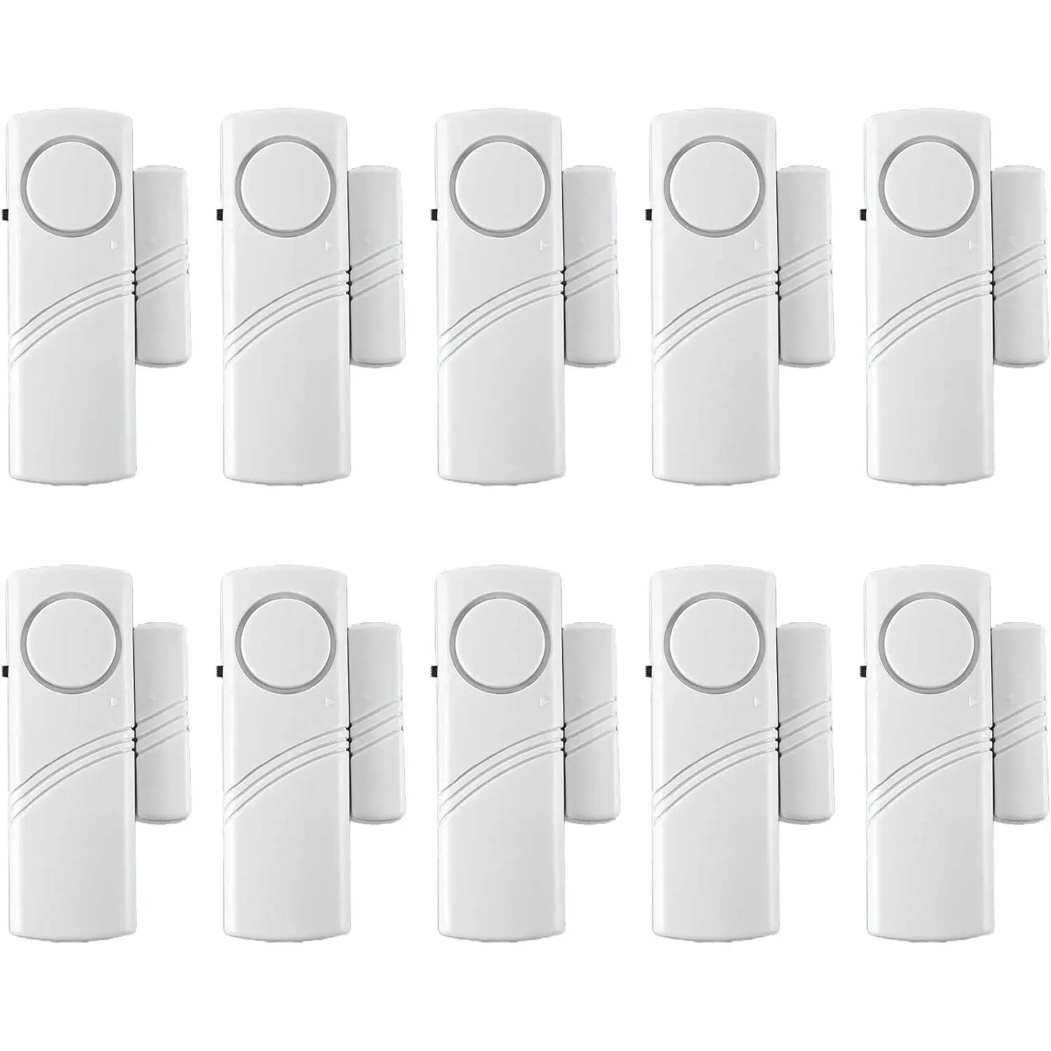 10 Pack Window & Door Alarm System - Home Security Sensors for Kids Safety, Bedroom, Garage, Apartment, Dorm, RV & Office