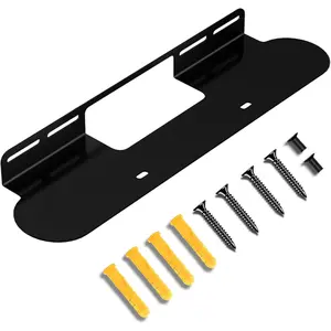 notiela Soundbar Mount for Sonos Beam Wall Mount Black - Heavy Duty Wall Bracket Mount for Sonos Beam Gen 1 & Gen 2 Mounting Bracket for Space Saving