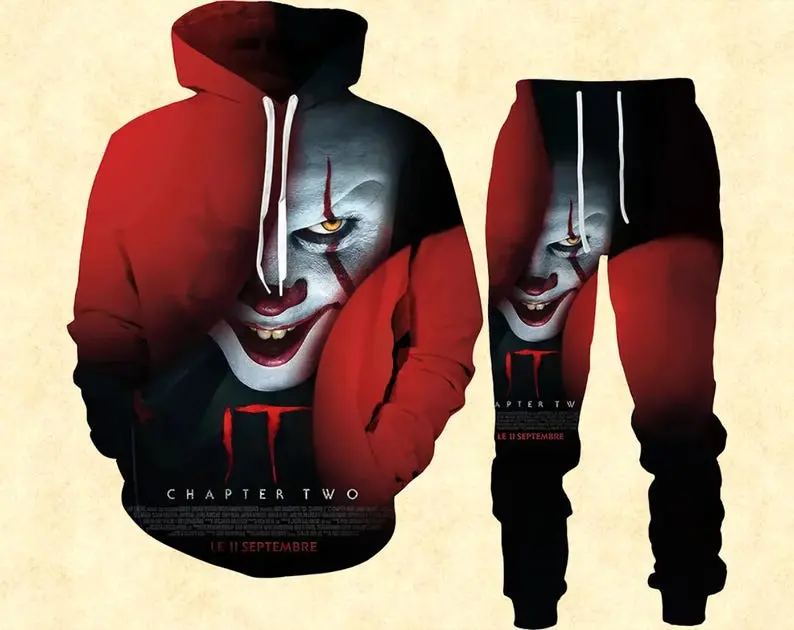 Funny It Chapter Two Halloween 3D Hoodie And Leggings Set, It Chapter Two 3D Hoodie And Leggings Set, Lover It Chapter Two 3D Hoodie