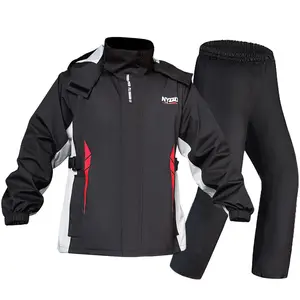 Men's and Women's Waterproof Rain Jacket and Pants Set for Motorcycle Riding, Lightweight Durable Material, Soft Pocket for Outdoor Activities, Rain Suit