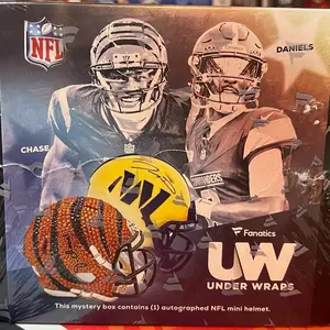 2025 Under Wraps 1 Autographed NFL Full size Football