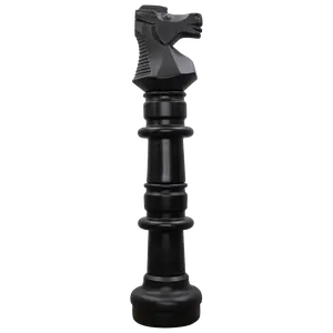 MegaChess 42 Inch Dark Plastic Knight Giant Chess Piece