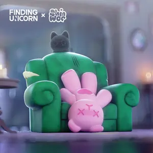 [FINDING UNICORN] 【Live Unboxing】ShinWoo Ghost Bear House Series Blind Box Cute Figures Desktop Ornament Collectible Toys Birthday Gifts HPK7ACZTKA