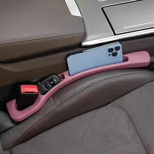 Two-Piece Anti-Slip Car Seat Gap Filler, Universal PU Leather, Fits All Models, Suv Protection, Console Gap Filler, Automotive Accessory, Vehicle Organizer, Car Seat Organizer