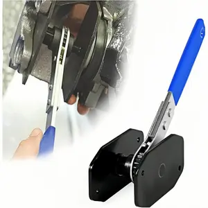 Professional Brake Caliper Compression Tool with 360° Rotating Ratchet, Heavy-Duty Carbon Steel Piston Press for 40-70mm Single/Twin/Quad Calipers - Essential Brake Pad Spreader for Mechanics & Car Owners