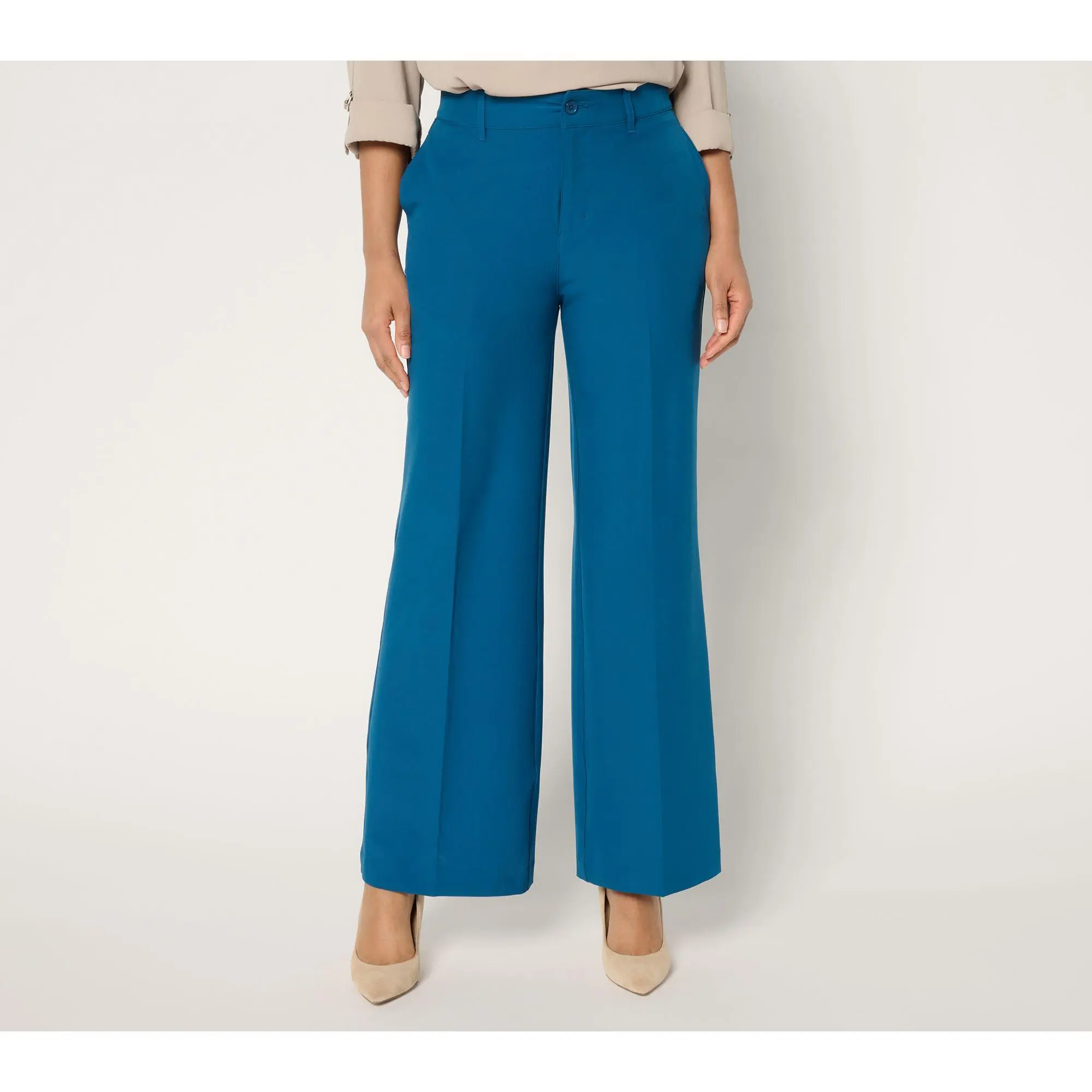 BEAUTIFUL by Lawrence Zarian Regular Wide Leg Tailored Pant