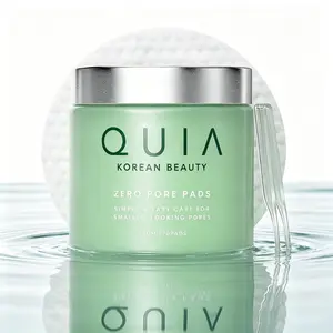 QUIA Dual-Action Toner Pads Gentle PHA Exfoliation for Sensitive Skin Instantly Hydrate and Minimize Pores – 70 Soft-Touch Korean Textured Pads – Blackhead and Blemish Control Cleansing Daily