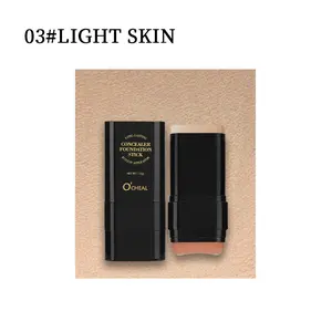 O'cheal Concealer Foundation Stick, Hydrating Moisturizing Lightweight Breathable Coverage, Flawless Natural Finish, Quick Makeup, Portable