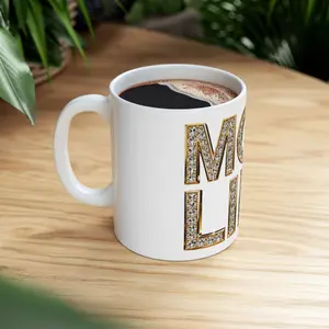 Mom Life Mug, Gold Diamond Mom Mug, Mothers Day Gift for Mom, Glam Mom Coffee Cup, Birthday Gift for Mom, Luxury Mom Mug, Mom Gift