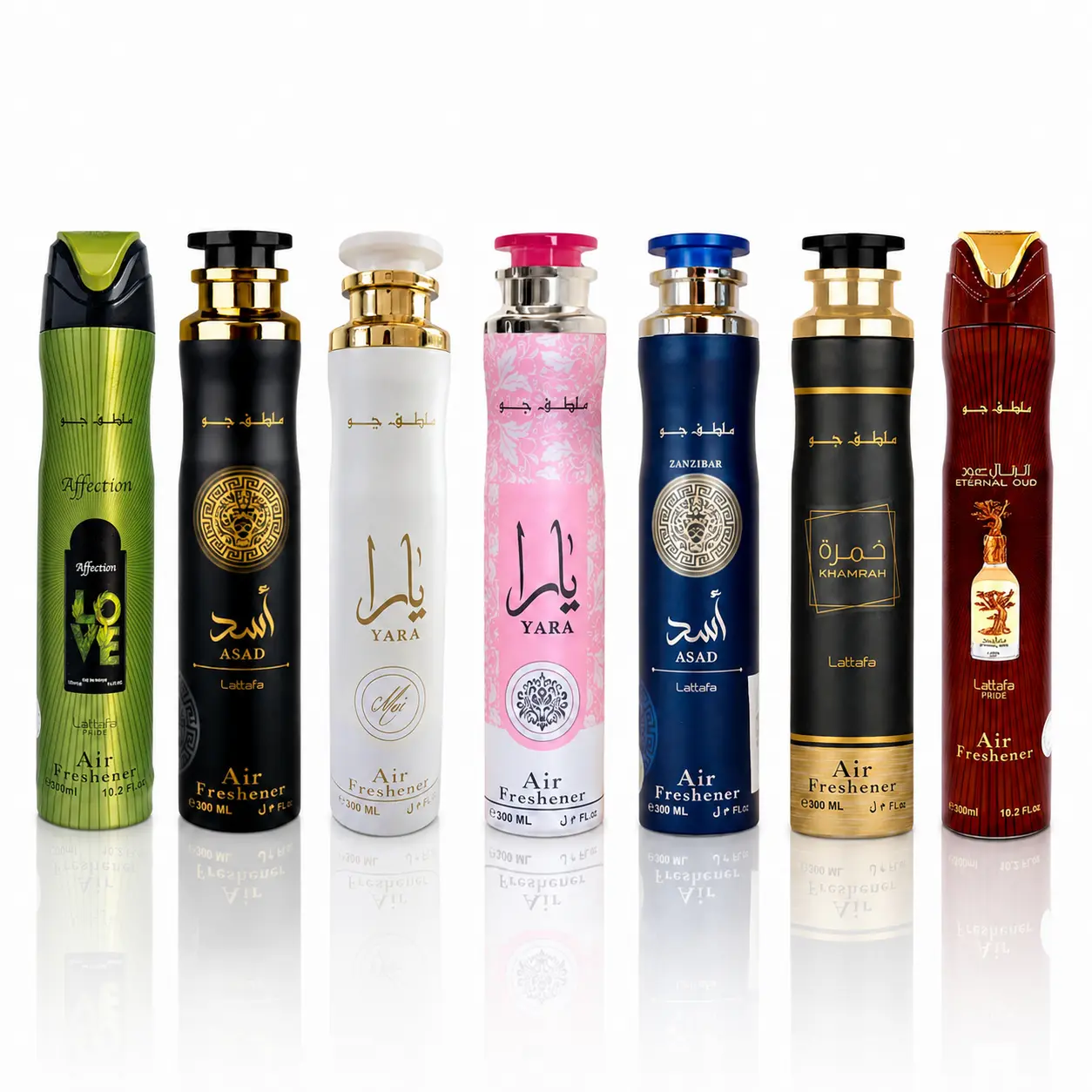Affection Air Freshener + Asad Air Freshener + Yara moi Air Freshener + Yara Air Freshener + Asad Zanzibar Air Freshener + Khamrah Air Freshener + Eternal Oud Air Freshener
