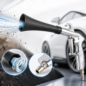 Air Cleaning Gun – Blast Dust & Dirt Fast! Dryer Air Blow Gun for Car Detailing, Works with Air Compressor, Interior & Exterior Deep Clean