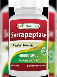 Best Naturals Serrapeptase 40000 SPUs 180 Capsules